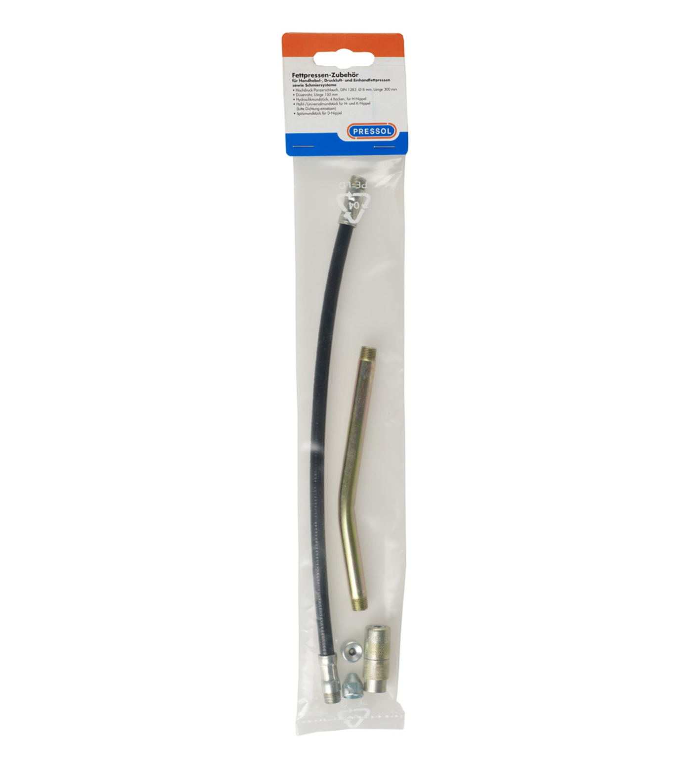 Pressol Grease Gun Accessory Set (G 1/8") â€“ Complete kit for precision lubrication